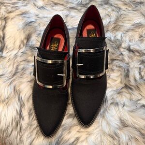 VonD Shoes (Kat Von D) coven kitten heel shoes 7 NEW